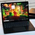 Microsoft Surface Laptop 4 with Intel Core i7 11th Gen processor, 16GB DDR4 RAM, 512GB SSD, and 13.5-inch 2K display, delivering premium performance and visuals