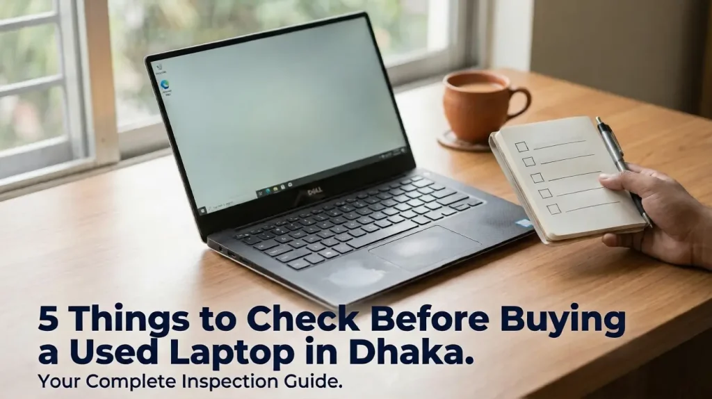 5 things to check before buying a used laptop in Dhaka - second hand laptop BD guide