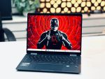 HP Elite Dragonfly 32GB RAM Chromebook multitasking view.