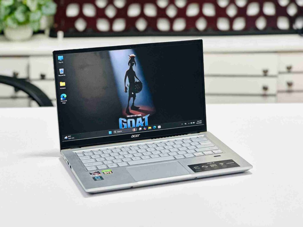Acer Swift X Ryzen 5 5600H 16GB RAM 512GB NVMe SSD NVIDIA GeForce RTX 3050 4GB Dedicated Graphics 14″ FHD IPS Display Laptop in Bangladesh