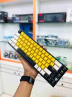JEDEL WKL-1043 87-Key Triple Mode Mechanical RGB Gaming Keyboard
