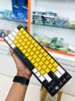 JEDEL WKL-1043 87-Key Triple Mode Mechanical RGB Gaming Keyboard