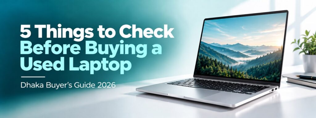 5 Things to Check Before Buying a Used Laptop — Dhaka Buyer's Guide 2026