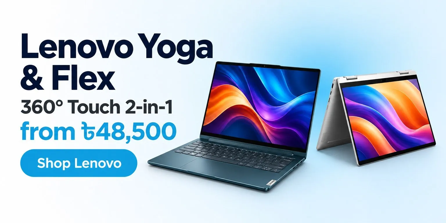 Lenovo Yoga and Flex 360 touch 2-in-1 laptops